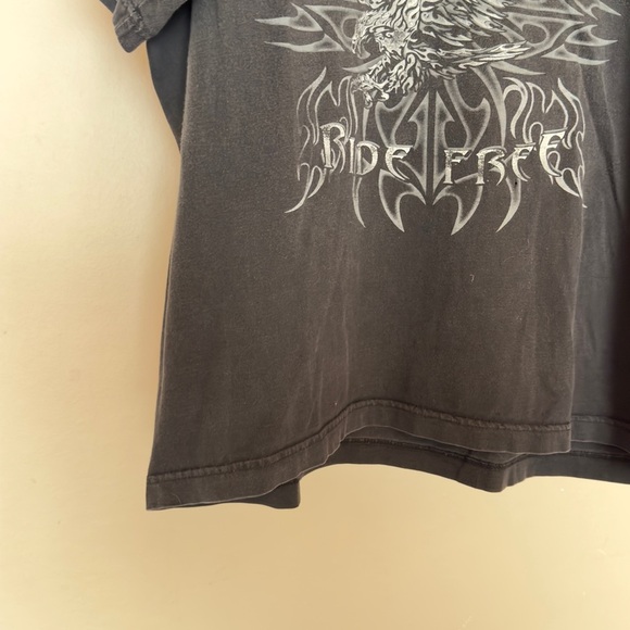 Vintage Live Free Ride Free Tshirt - Picture 4 of 14